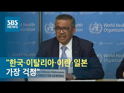 WHO &quot;한국 · 이탈리아 · 이란 · 일본 상황, 가장 걱정&quot; / SBS