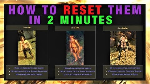 How to Reset Bandits Quest in 2 Minutes Everything You Need to Know [Path of Exile]