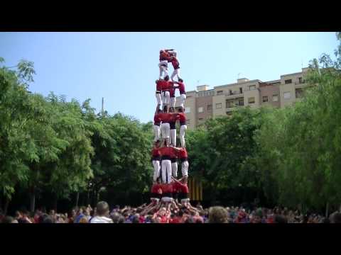 Castellers de Barcelona: 4d8 Festa Major del Poblenou 14/09/2014
