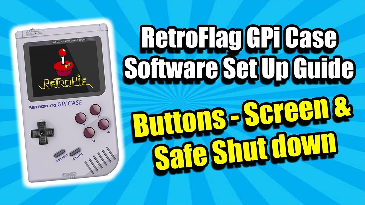 video RETROFLAG GPi Case Handheld Retro Gaming Console