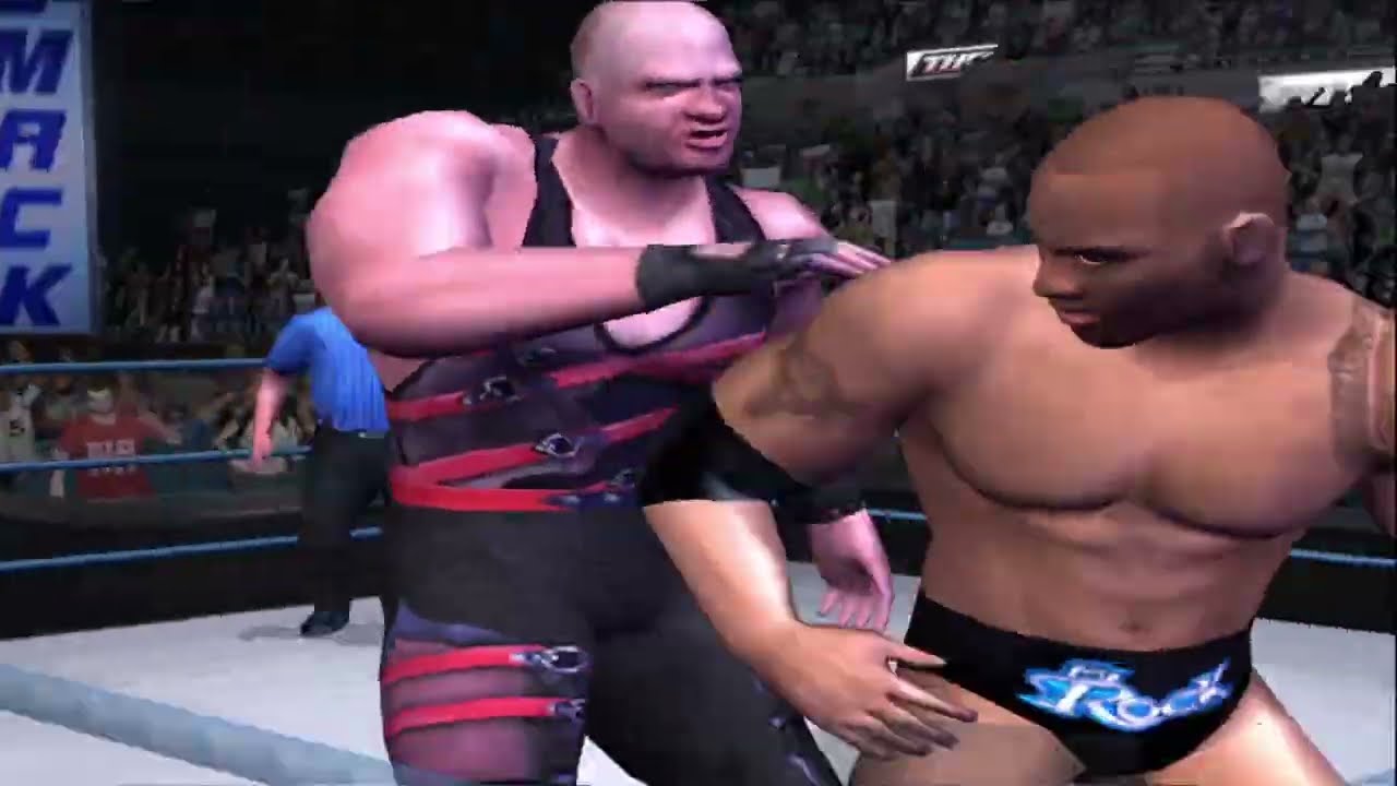 Kane vs The Rock WWE Smackdown Here Comes The Pain