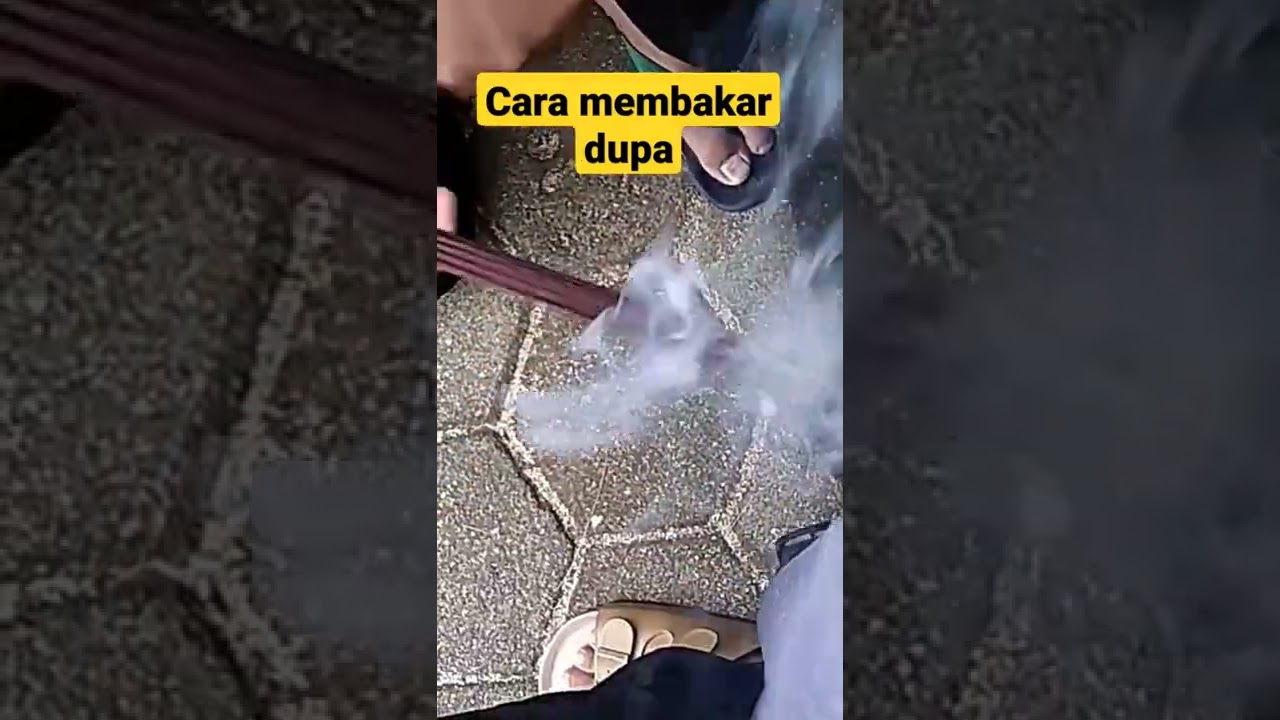 Cara membakar dupa 