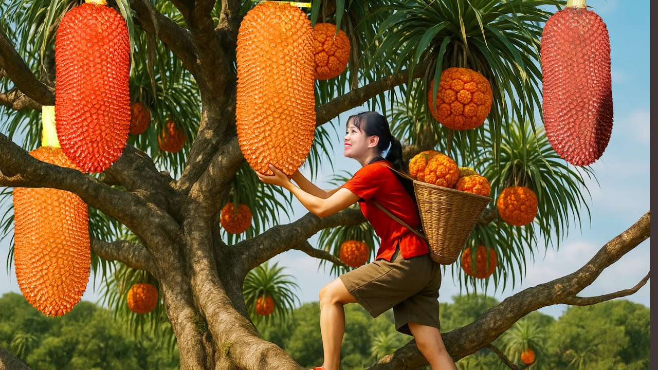 Harvest And Sell Lots of Wild Pineapples At Market | What Makes A Special Farm? Luyến Harvest Life