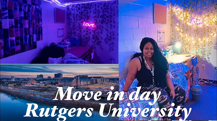 college move in day +welcome week vlog -Rutgers University 2021