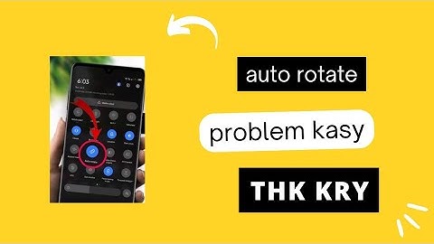 How to fix auto rotate problem | auto rotate not working | auto rotate problem realme, oppo phone