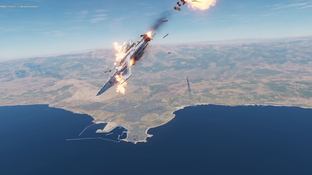 DCS F 18 SCRAMBLE con una baja en las filas