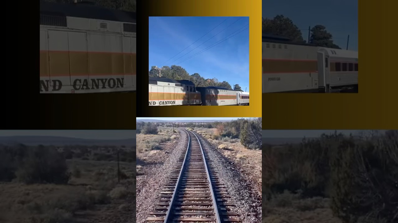 Part 5: Lonely Track Back to Williams, AZ #train #travel #grandcanyon