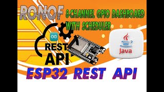 ESP32 REST API with Token  |  App JAVA Aksess port GPIO  with Token