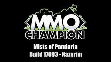 Patch 5.4 - Build 17093 - Nazgrim Audio