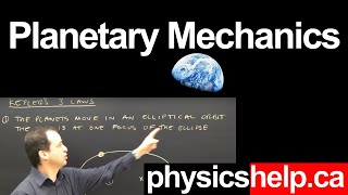 Kepler's Three Laws of Planetary Motion: Mechanics