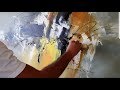 Abstract painting / Acrylic abstract painting / palette knife / Demonstration