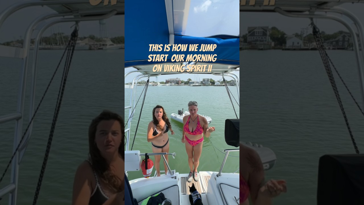 Jumpin’ into the day like 💦 