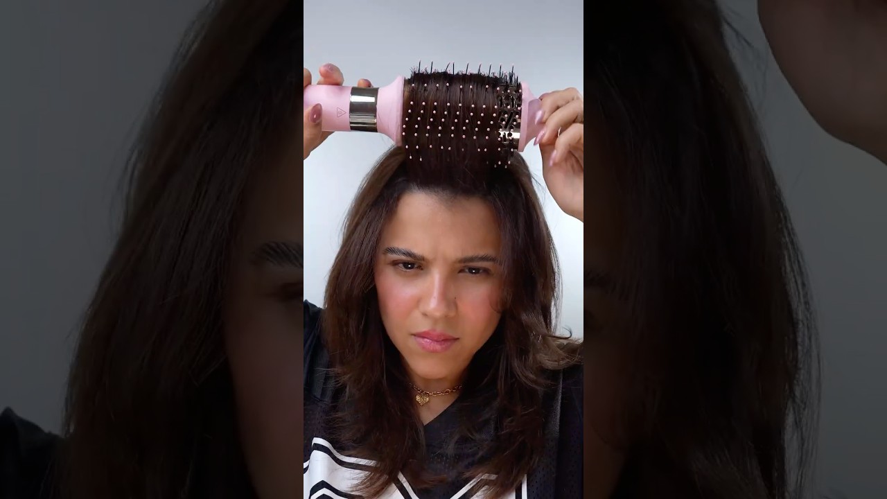 Como secar tu pollina o flequillo paso a paso #flequillo #tendencias #cortedecabello #fyp