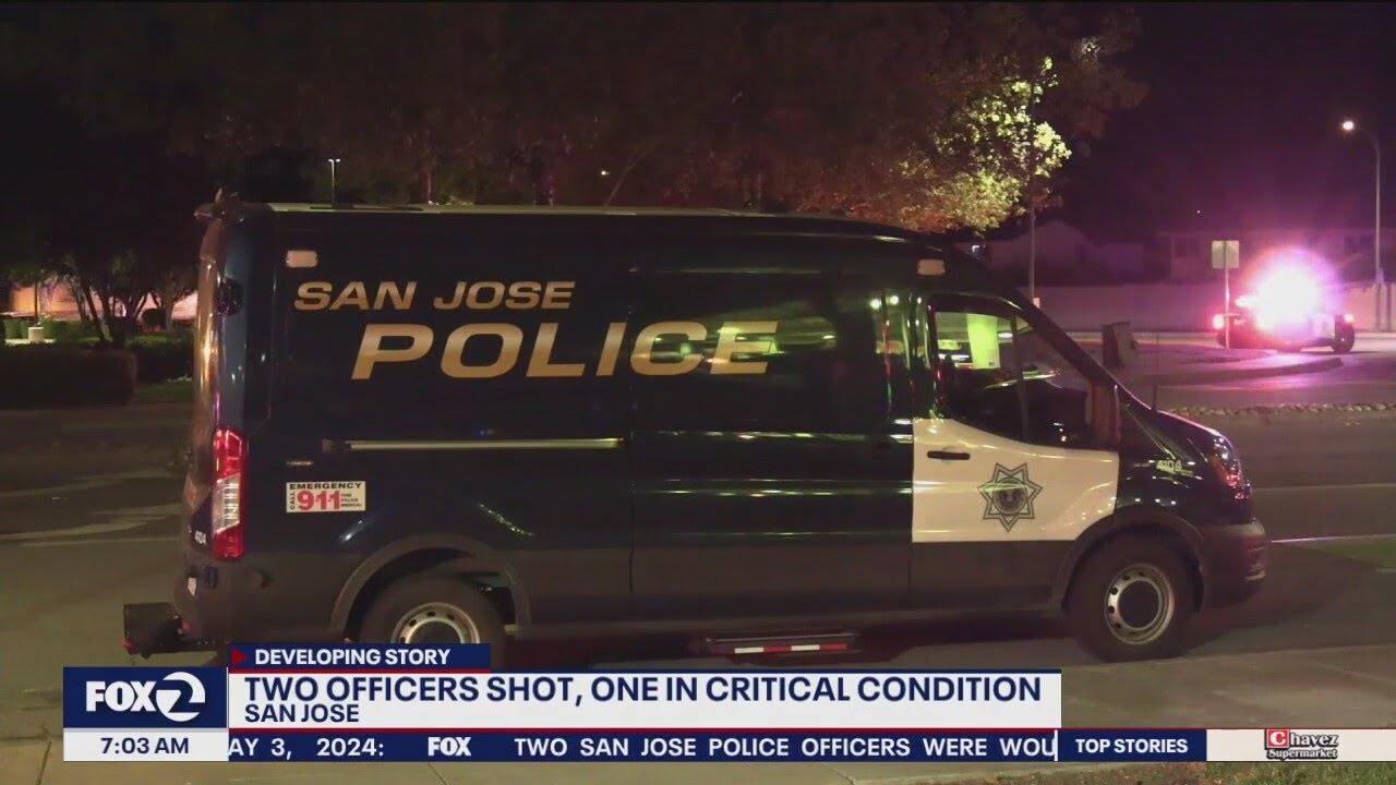 San Jose officers wounded in shooting at hotel - YouTube
