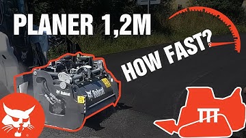 Trainers Tips and Tricks - How fast is Bobcat Planer?