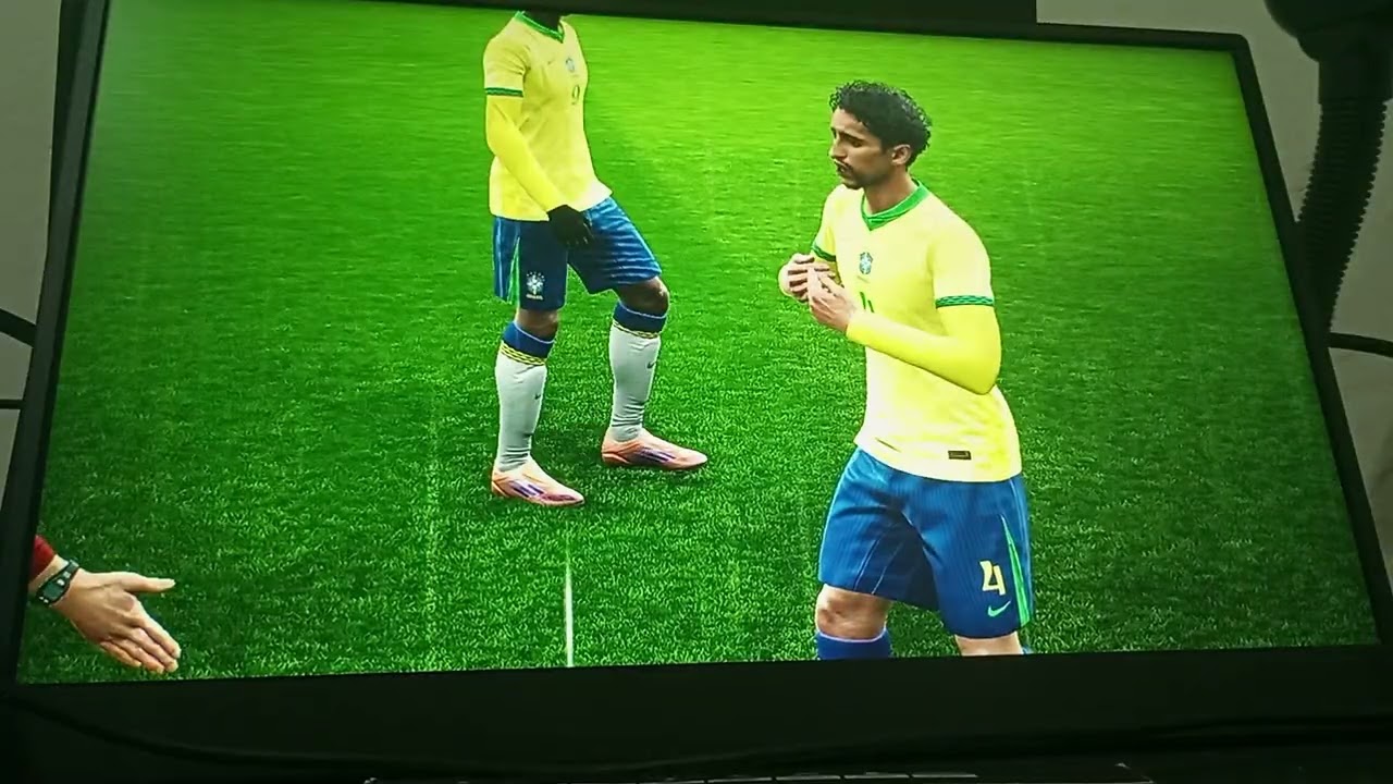 Jogando FIFA no PlayStation 4