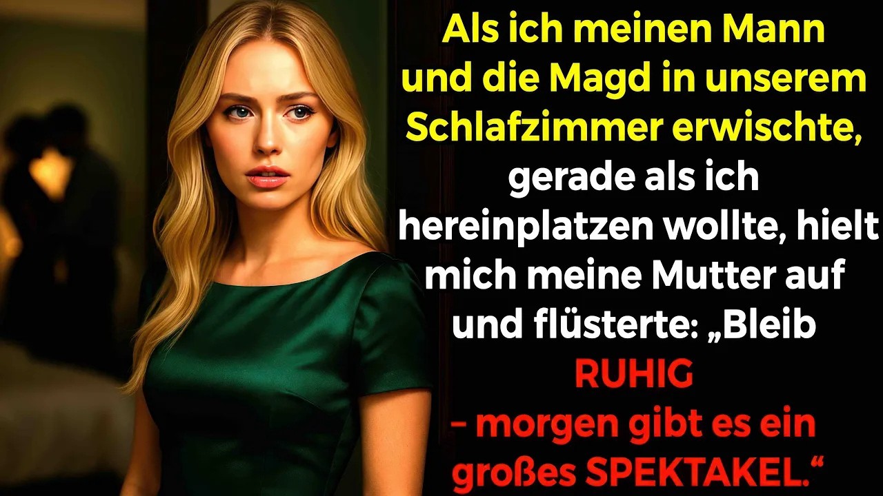 Als ich meinen Mann mit der Magd erwischte 💔😡, hielt mich meine Mutter： Ruhig – morgen die Sho