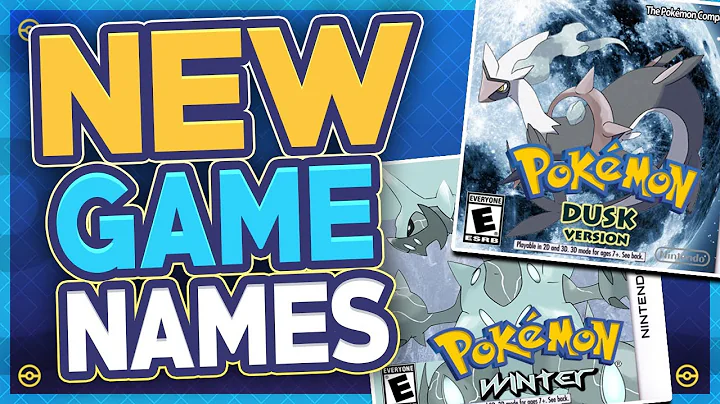 Discover the 50 Most Incredible Names for New Pokémon Games