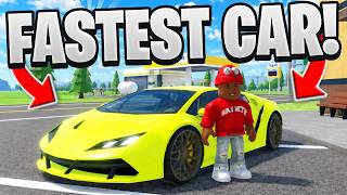 I BEAT ROBLOX RUNAWAYS USING THE FASTEST CAR!