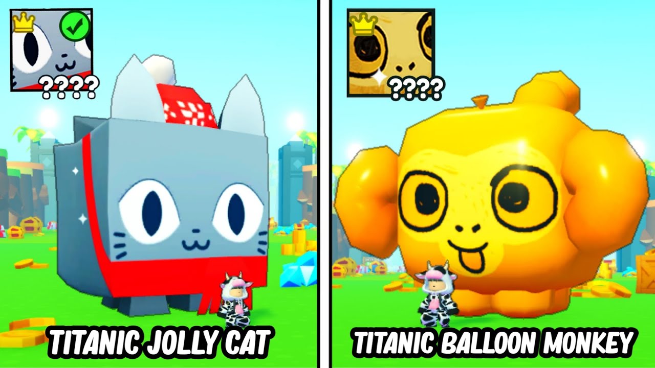 AKU DAPETIN PET TITANIC JOLLY CAT DAN TITANIC BALLOON MONKEY