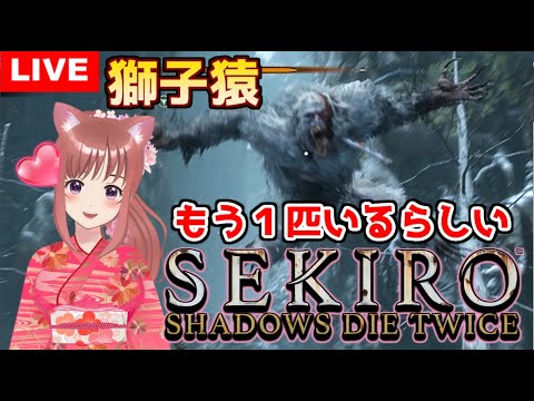 【 SEKIRO 】隻狼 獅子猿まだ1匹いるでござる こはる　[女性実況] 生放送 初見