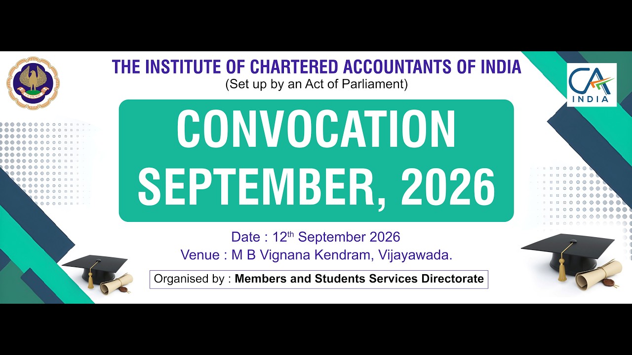 4th Convocation September 2026 at Vijayawada