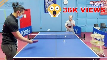 Table Tennis Lesson | 012522 HC Backhand LOOP VS. Underspin PART 1 - Tips you may have never heard.