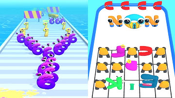 MERGE ALFHABET LORE LETTER RUN VS NUMBER RUN MERGE 3D MATH GAMEPLAY NEW LEVEL