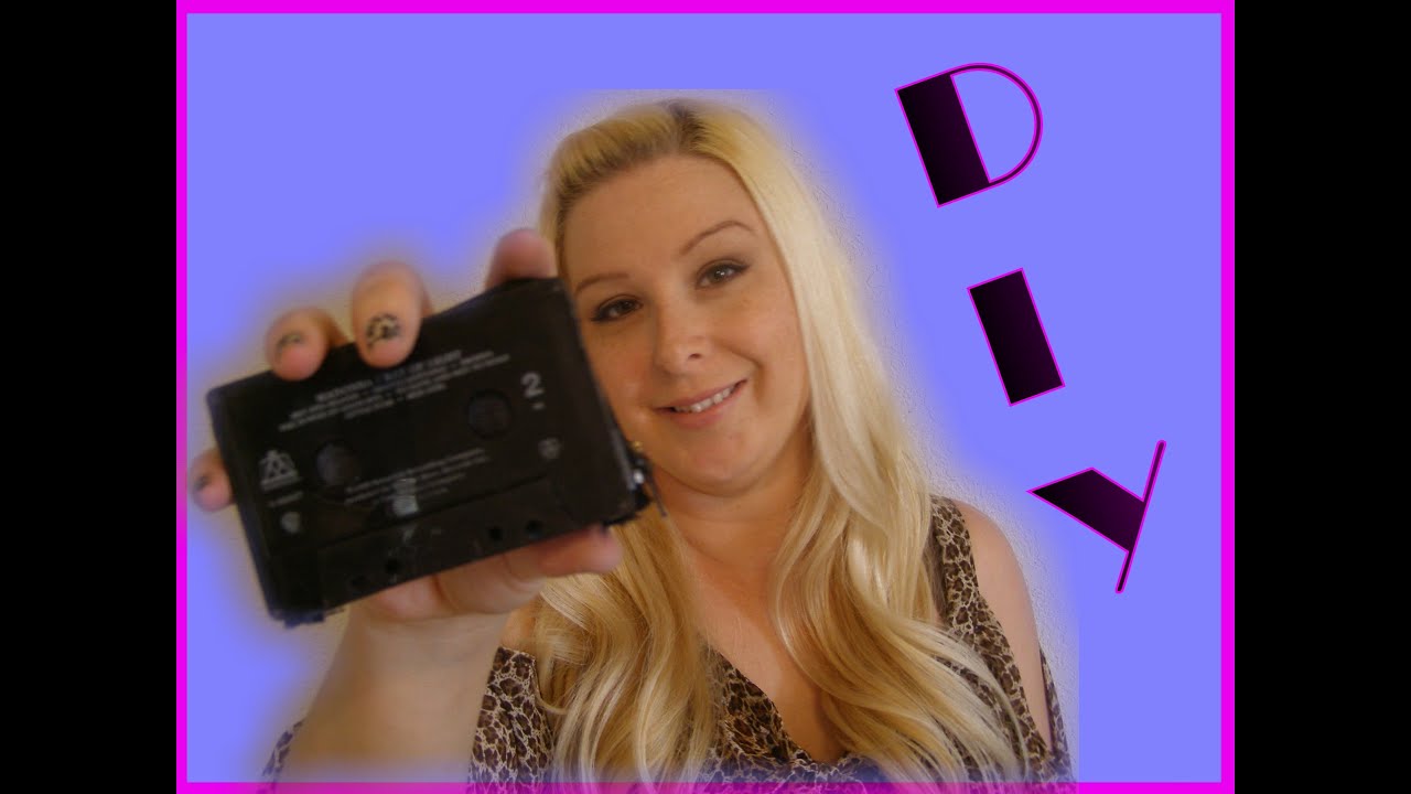 DIY Accessories - How To Make A Cassette Tape Wallet Coin Purse