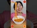 UFO【ポックンミョン】濃い濃い韓国風甘辛カルボ #もっちり麺がチョア #チョア＝いいね👍 #초아 #モッパン #shorts