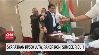 Download lagu Syaratkan Rp 500 Juta, Raker KONI Sumsel Ricuh