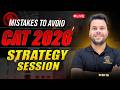 Avoid These Preparation Mistakes to Save Your CAT 2026 Prep 😱 LIVE Session by Udit Sir #catprep