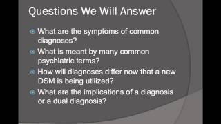Community Cares: Mental Health Training - Module 8 Pt 1 - Common Disorders in Detail
