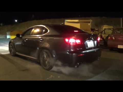 Lexus IS-F Burnout