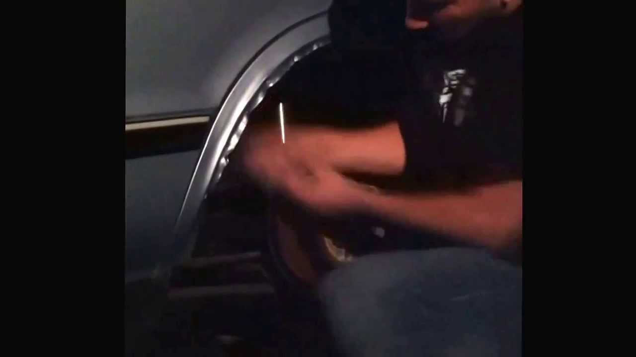 How to roll fenders with a hammer