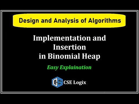 Insertion Operation in Binomial Heap | Implementation of Binomial Heap ...