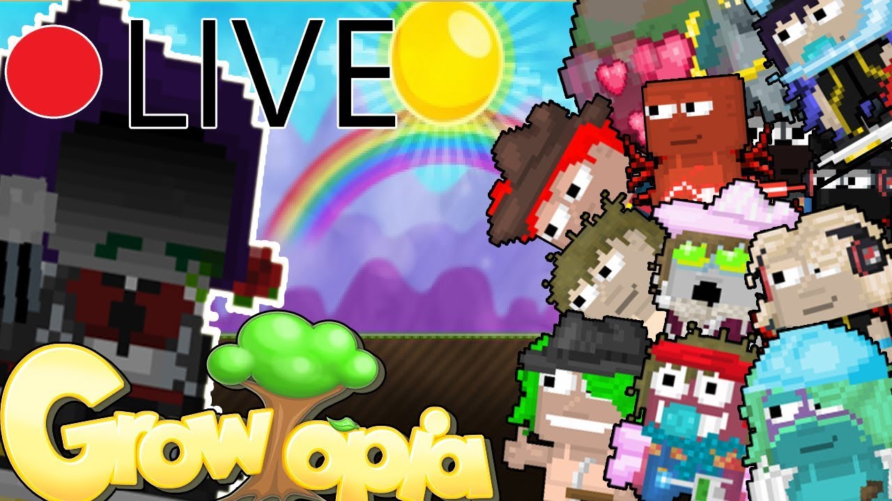 Growtopia - Live Stream i got VOTW LIVE OMFG !
