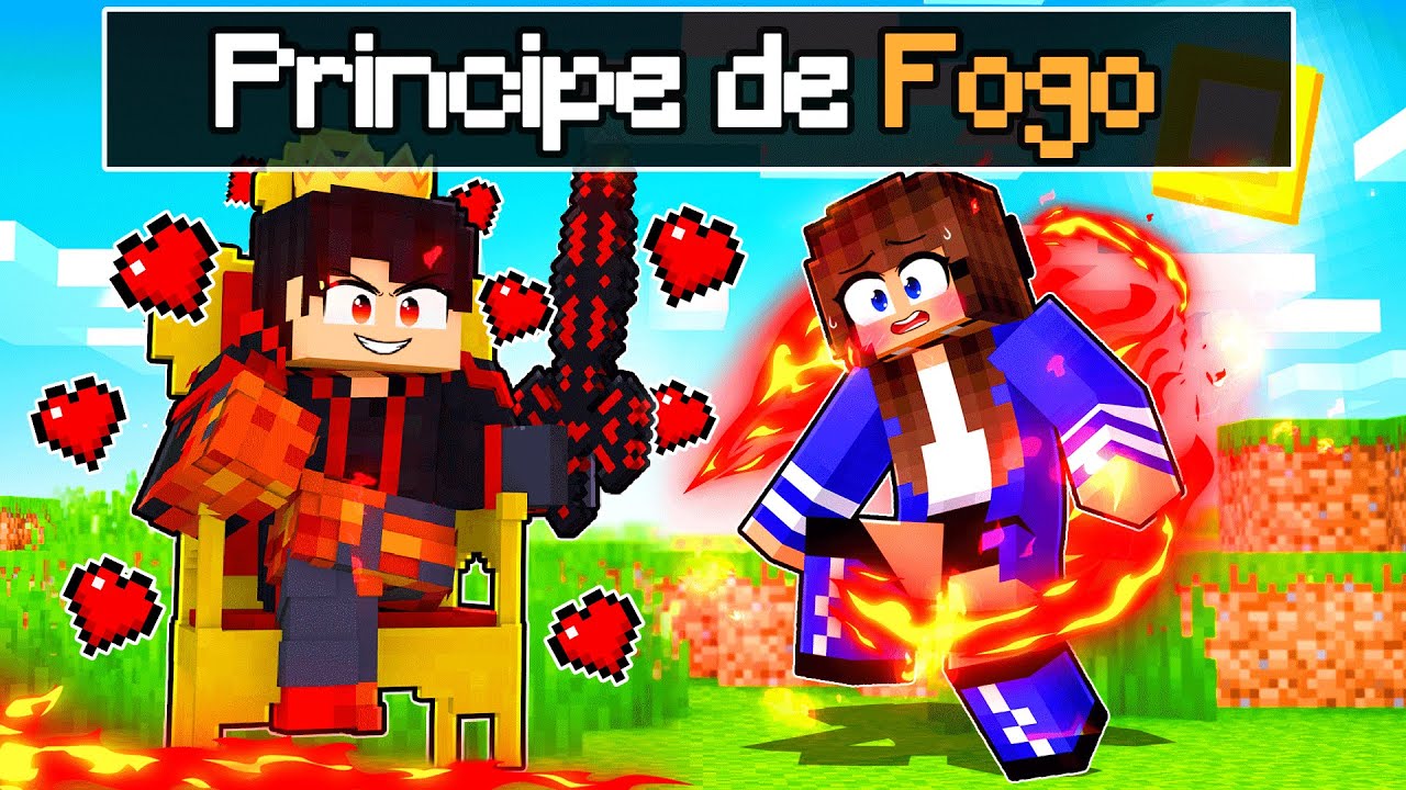 PRINCIPE DE FOGO SE APAIXONOU POR MIM? no Minecraft ◂Miika▸