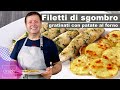 FILETTI DI SGOMBRO GRATINATI CON PATATE AL FORNO - Ricetta semplice e gustosa