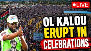 LIVE! DCP Takes Over Ol Kalou, Crazy Celebrations as Ruto Goes to Hiding