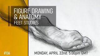 Figure Drawing &amp; Anatomy - Feet Studies #136