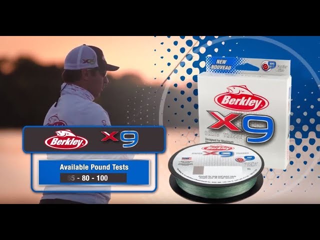 Berkley x9 Braid Fishing Line: Maximum Strength and Casting Distance 