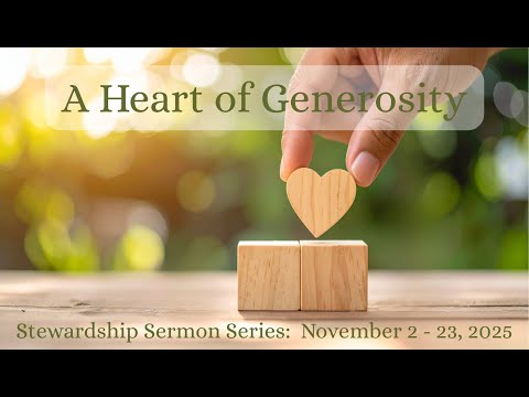 The Joy of Generosity - November 23, 2025