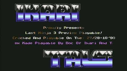 Ikari & Talent (I+T) Intro 3 ! Commodore 64 (C64)