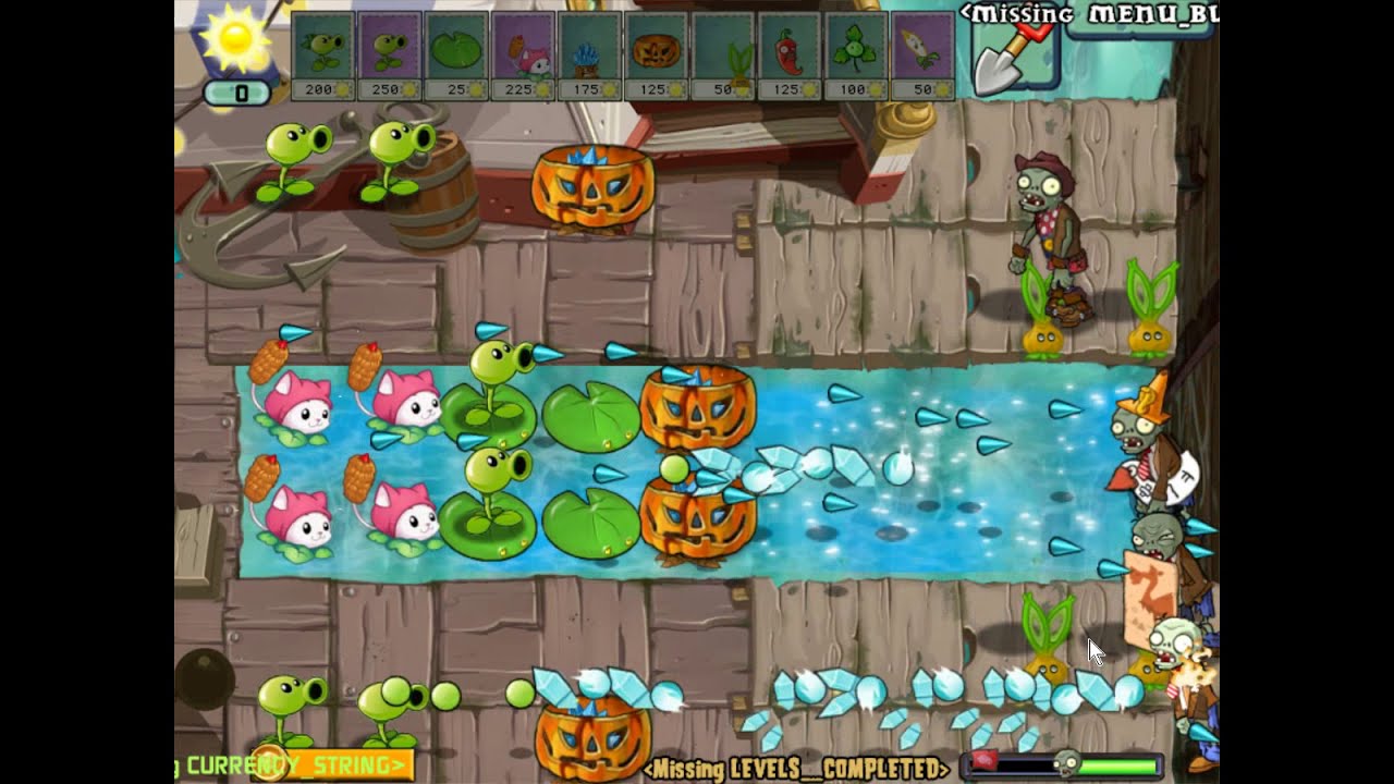 Plants vs Zombies 2 Old Version Mod - New Bunnion,Cat,Ice-wood