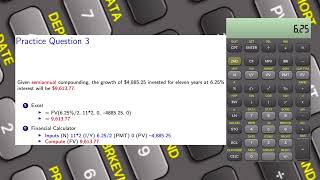 TVM Practice Question 3 using BA II Plus Financial Calculator