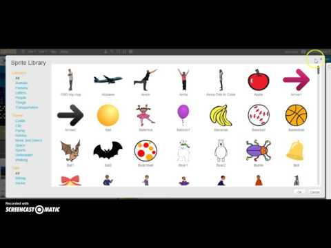 scratch project 2: key moves, say something, glide...