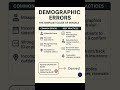 Demographic Errors in Healthcare Claims