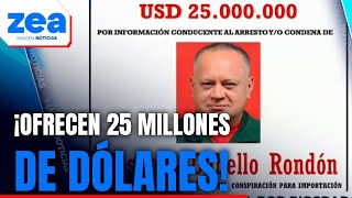 Estados Unidos Eleva Recompensa Para Capturar A Diosdado Cabello Noticias Con Francisco Zea