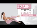 20 min STRETCH AND SCULPT ROUTINE | No Equipment